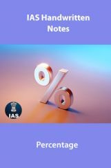 IAS Handwritten Notes Percentage IAS Handwritten Notes Percentage